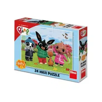 Puzzle Bing na jeseň 24 maxi Dino