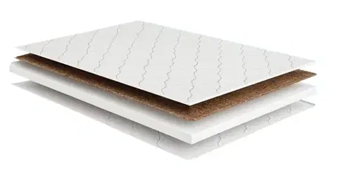 KOKOS TOP elastický topper, 200 x 120 x 6 cm 