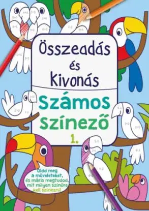 Összeadás és kivonás - Számos színező 1.