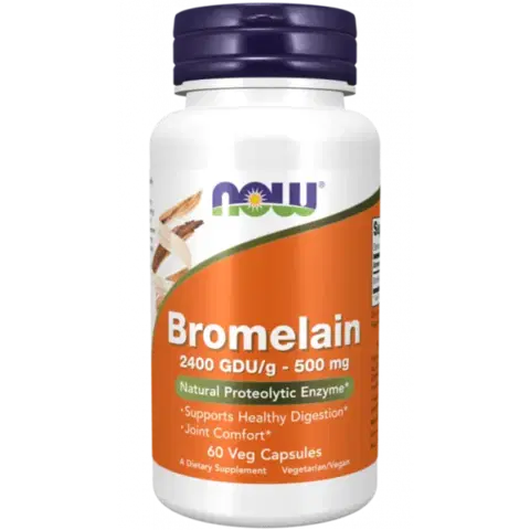 Now Bromelaín kapsule 500 mg 60 kapsúl
