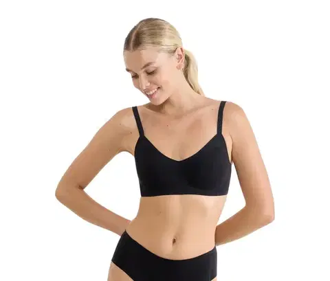 Podprsenka sloggi ZERO Feel Pure Soft Bra, čierna
