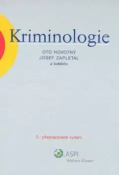 Kriminologie - Josef Zapletal