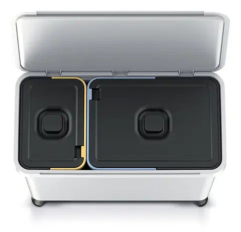 Odpadkový kôš SYSTEMO 10 L + 23 L svetlosivý