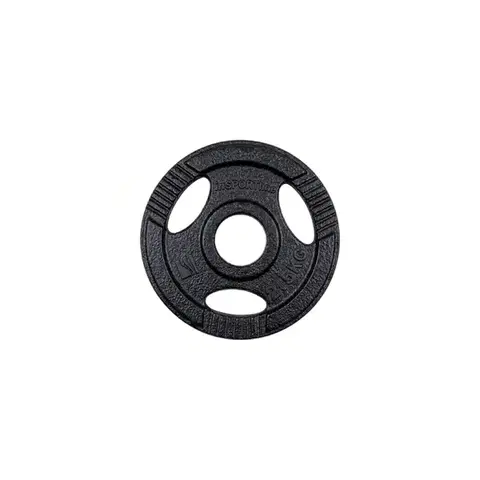 Liatinový olympijský kotúč inSPORTline Hamerton Black 2,5 kg 50 mm
