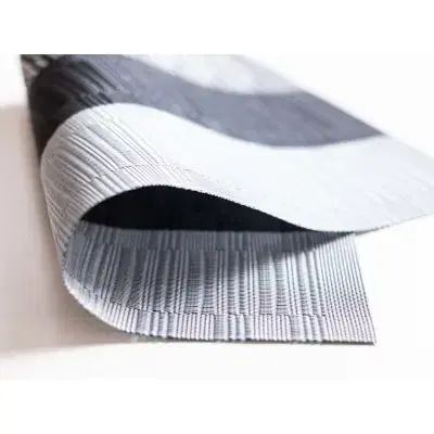 JAHU collections Prestieranie Deluxe 30 × 45 cm – Majda pruhy sivo-čierne