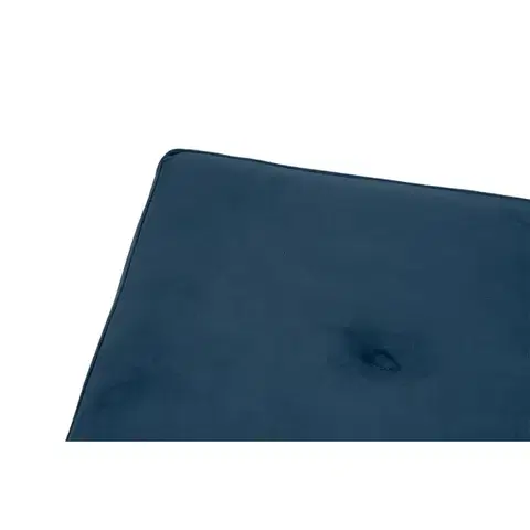 Taburet SOFT Tuft, modrý