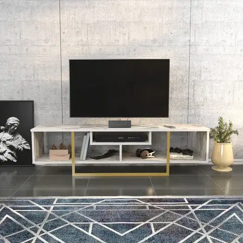 TV stolík Asal 150 - Gold, Ephesus
