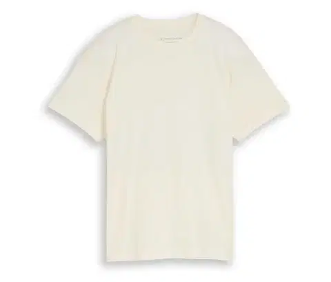 Detské oversize tričko s potlačou vzadu Tom Tailor, wool white
