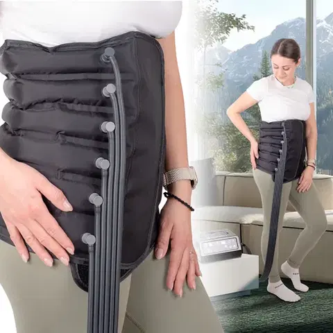 Prídavný kompresný bedrový pás inSPORTline M (110x37 cm)