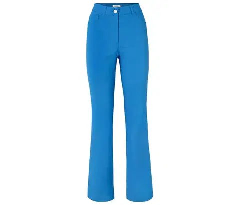 Bengalínové nohavice Bootcut, modré