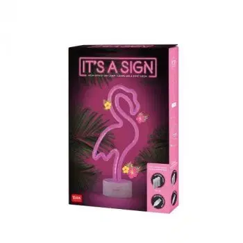 Legami Led lampa s neónovým efektom It´s Sign Flamingo HOME SWEET HOME - Legami