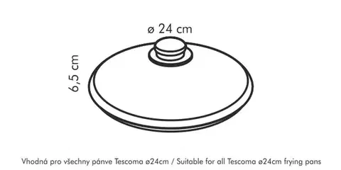 Tescoma sklenená pokrievka UNICOVER ø 24 cm