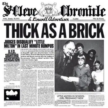 Jethro Tull - Thick As A Brick CD - Jethro Tull