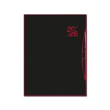 Týždenný diár A5 2026 SMART red