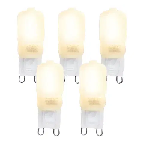 Sada 5 LED žiaroviek G9 CUTE PC 2W 200lm 2700K