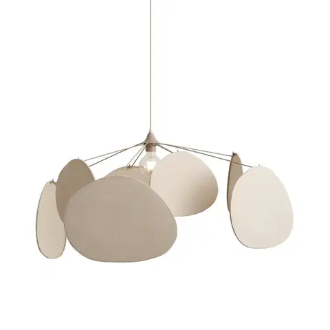 Japandi hanglamp beige 95cm - Organica