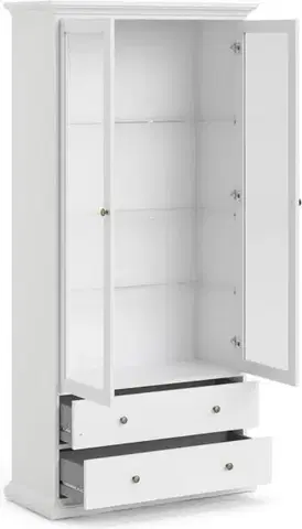 Vitrína Provine 96 cm biela