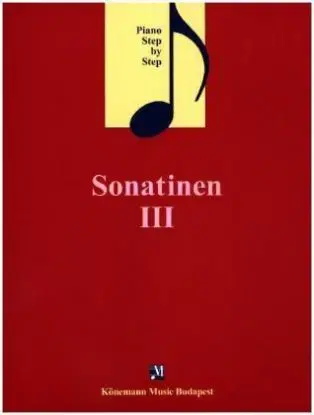 Piano Step by Step Sonatinen III