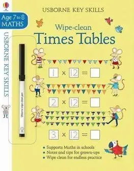 Wipe clean Times Tables 7-8 - Holly Bathie