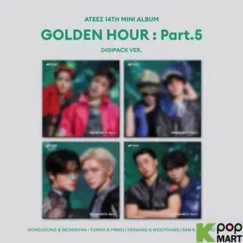 Ateez - Golden Hour: Pt.5 (Random Digipack Unit Version) CD - Ateez