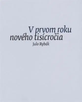 V prvom roku nového tisícročia - Julo Rybák