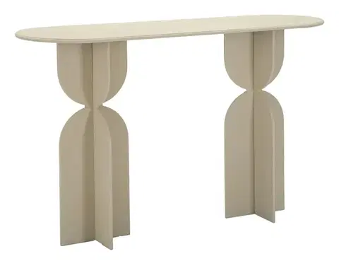 Konzolový stolík Dune 120 cm krémový