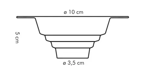 Tescoma násypka univerzálna PRESTO ø 10 cm zelená