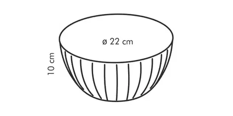 Tescoma misa plastová DELÍCIA ø 22 cm, 2.5 l