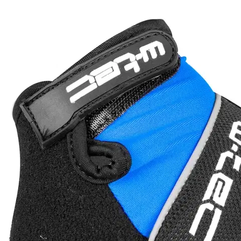 Cyklo rukavice W-TEC Bravoj Farba modro-čierna, Veľkosť S
