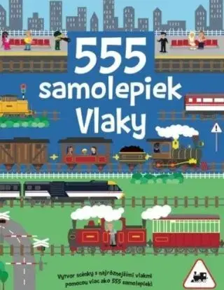 555 samolepiek - Vlaky