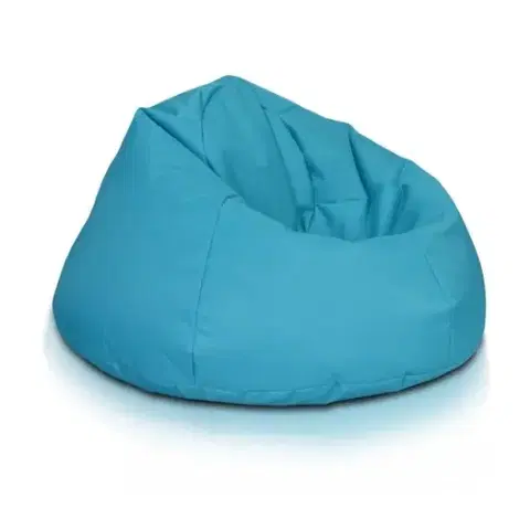 Sedací vak guľa Maxi polyester TiaHome - tyrkysová