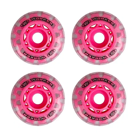 WORKER Náhradné kolieska na kolieskové korčule TriGo Skate 64mm zelená