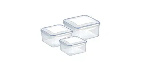 Tescoma dóza FRESHBOX 3 ks, 0.4,0.7,1.2 l, štvorcová