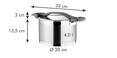 Tescoma hrniec ULTIMA s pokrievkou ø 20 cm, 4.0 l