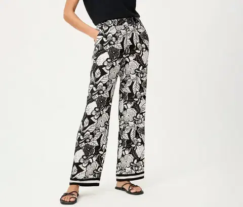 Nohavice Olsen Wide Leg