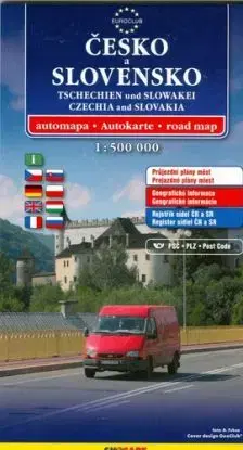 Česko a Slovensko automapa 1:500 000