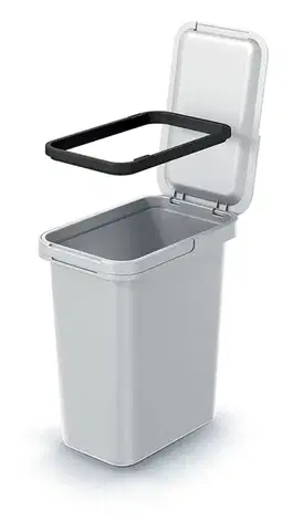 Odpadkový kôš Systém 12 L popolavý