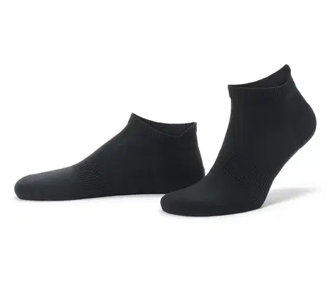 Profesionálne bežecké ponožky, unisex, 3 páry, čierne