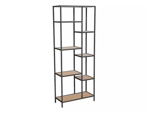 Regál Costa A 70 cm dub prírodný/čierny