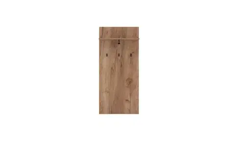 Nástenný predsieňový vešiak Bilbao 63,4 cm dub Remeselný Tabak