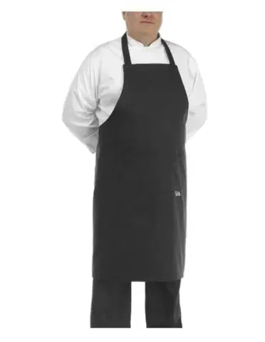 EGOCHEF Kuchárska zástera ku krku EGOchef BIG BOY - čierna - veľkosť od 5XL - 7XL
