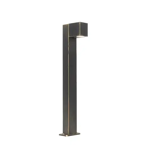 Priemyselná vonkajšia stojaca lampa starožitné zlato 65 cm IP44 - Baleno