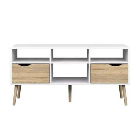 TV stolík OSLO 75391 dub sonoma / biela Tempo Kondela