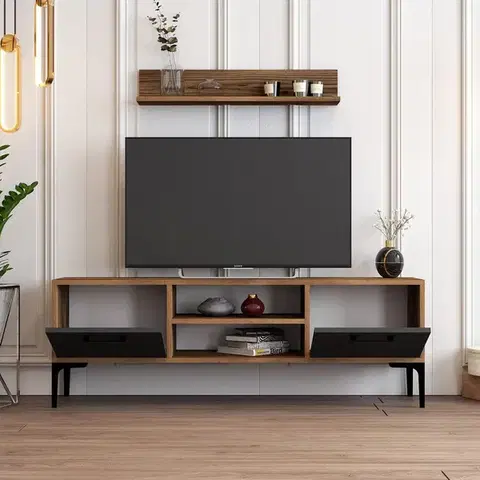 Televízny stolík Riga Anthracite