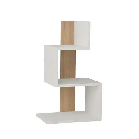Príručný stolík / Odkladací stolík Rosie - White, Oak