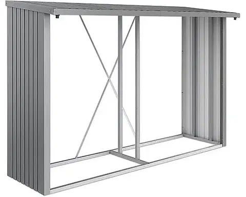 Biohort Drevník BIOHORT Woodstock 300,7 x 102 x 199 cm (sivý kremeň metalíza)