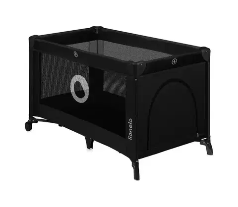 Lionelo - Cestovná postieľka STEFI Black Carbon 5903771723978