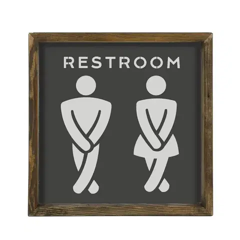 Obraz Restroom 15x15 cm