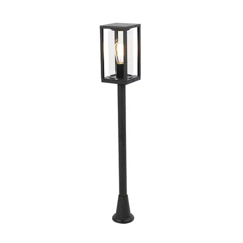 Priemyselná vonkajšia stojaca lampa čierna 100 cm IP44 - Charlois