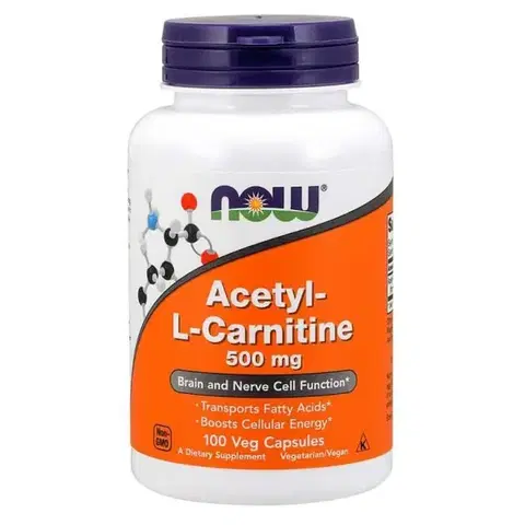 NOW Foods Acetyl L-Karnitín 500 mg